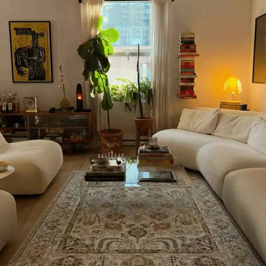 Persian rug – Ivory – Opaline