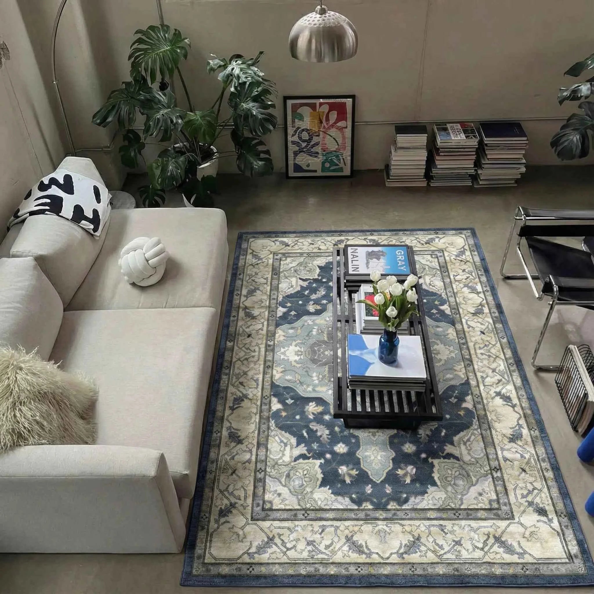 Persian rug – Deep Blue – Nadir